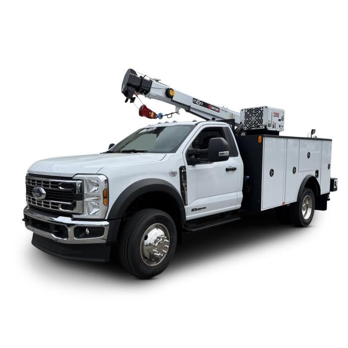2026 Ford F-600 XL in Oxford White — front three-quarter view