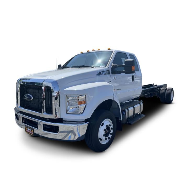 2027 Ford F-650 Standard in Oxford White — front three-quarter view