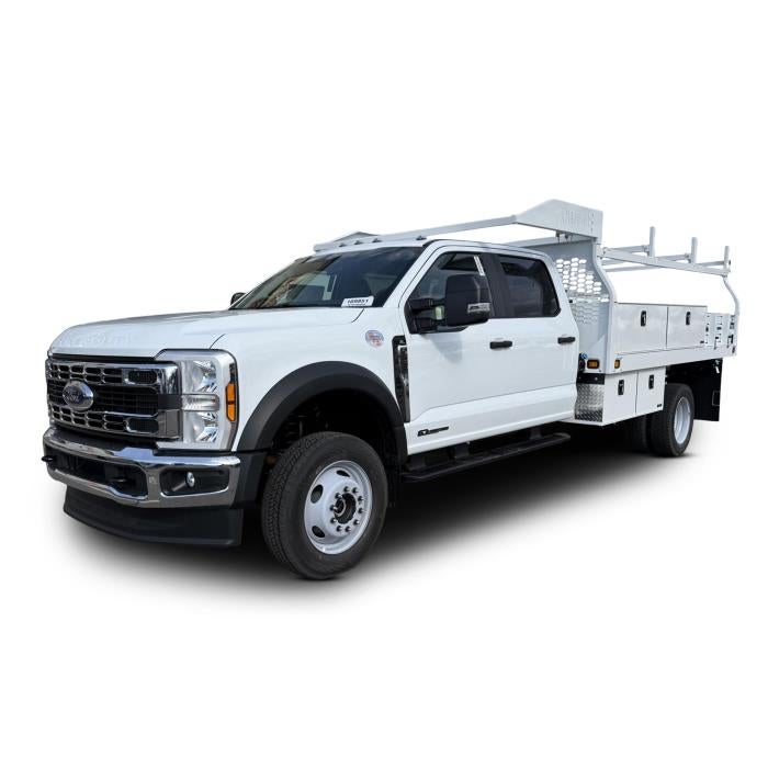 2025 Ford F-550 XL in Oxford White — front three-quarter view