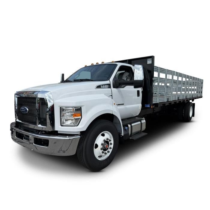 2027 Ford F-750 Standard in Oxford White — front three-quarter view