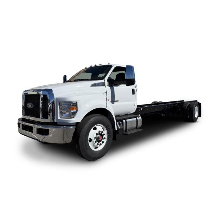 2027 Ford F-750 Standard in Oxford White — front three-quarter view