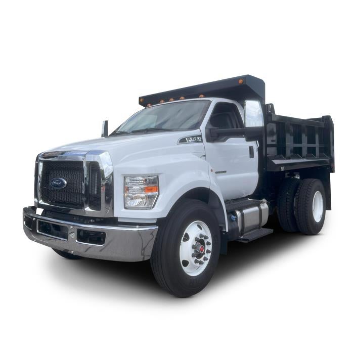 2027 Ford F-750 Standard in Oxford White — front three-quarter view