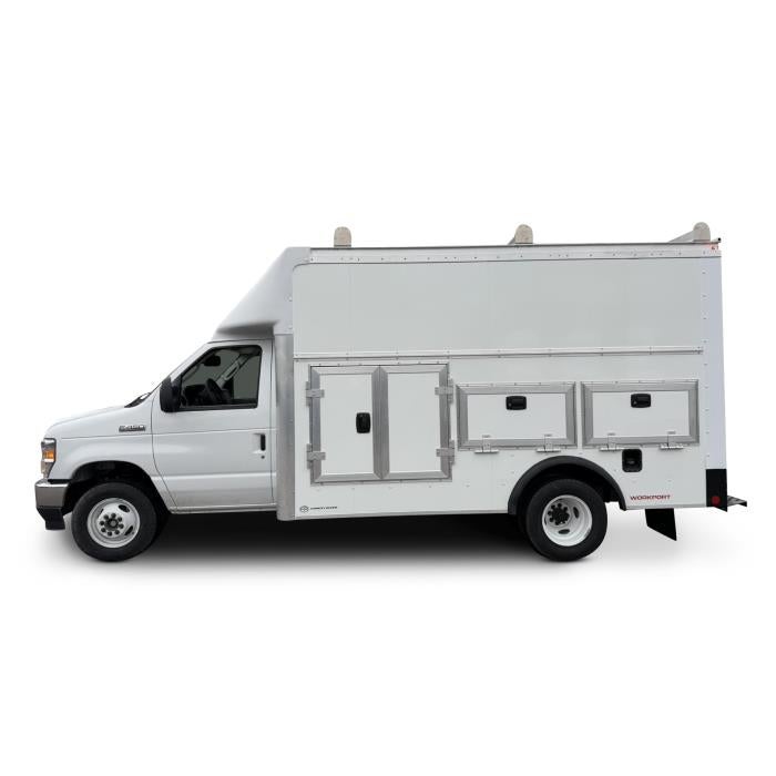 2026 Ford E-450 Standard in Oxford White — front three-quarter view