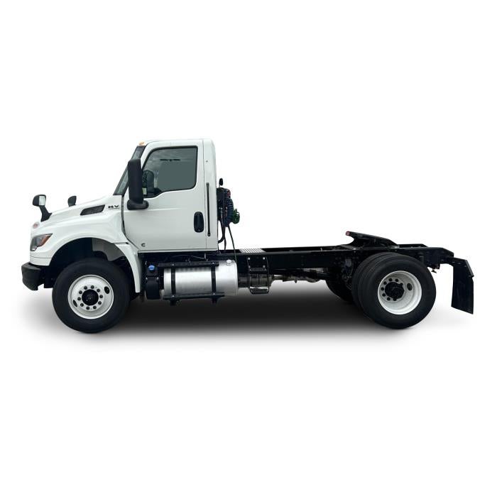 2026 International MV607 Base in White — front three-quarter view